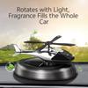 New Solar Rotation Helicopter Car Fragrance Diffuser Premium Auto Perfume Ornament Car Center Console Decor Long Lasting Scent