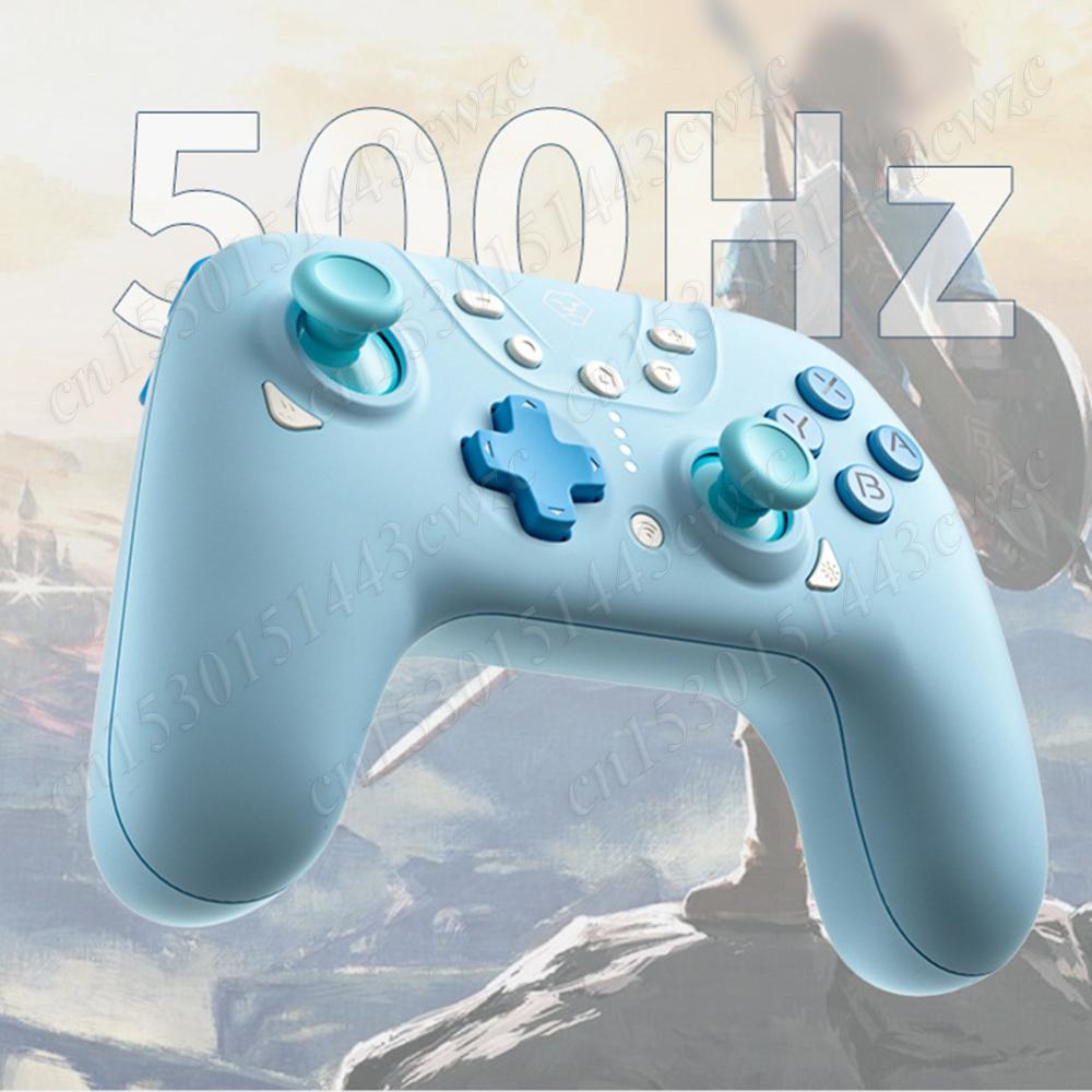 Game Controller Bluetooth-Compatible with Dual Hall Effect Joystick Console Controller 3 Modes for Nintendo Switch PC Steam Deck