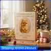 24 Days Christmas Countdown Calendar with 2D Flat Acrylic Ornaments Xmas Countdown Calendar Advent Countdown Calendar Xmas Gifts