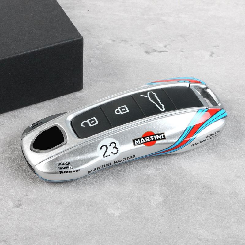 Pro Porsche Martini Pouzdro na klíče od auta Macan Cayenne Panamera718 MARTINI Klíčenka