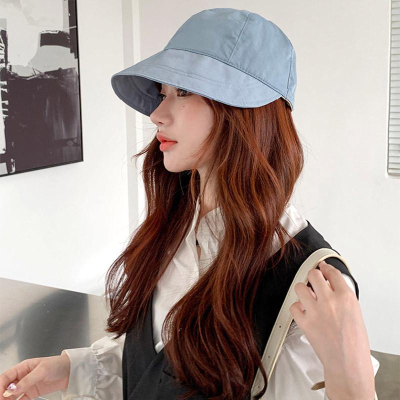 New Summer Hats for Women Foldable Baseball Cap Wide Large Brim Sunscreen Beach Caps Female Outdoor Casual Adjustable Bucket Hat