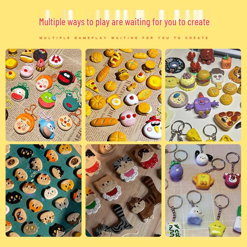 Air-Dry Stone Clay Ceramic DIY Pottery for Kids and Students
