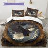Lightning eagle  Pattern Bedding Quilt Set Quilt Cover Pillowcase Home Decoration  Gift (1 * duvet cover + 2 * pillowcase, without core)