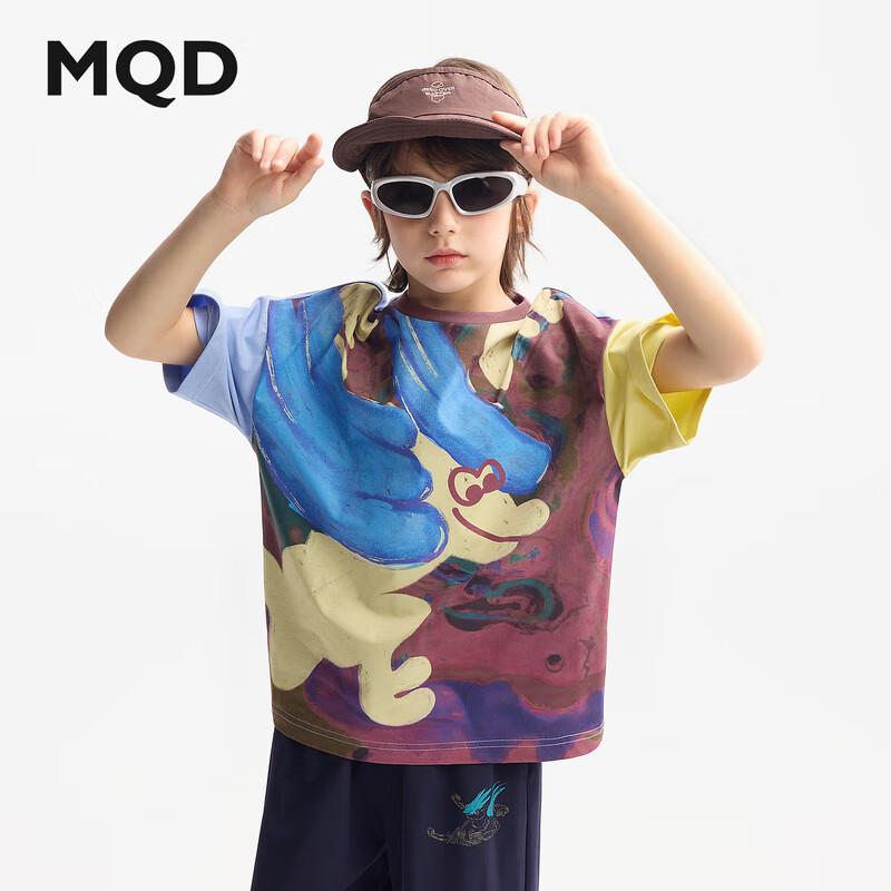 MQD Boys  Summer Printed Short Sleeve T-Shirt 130cm