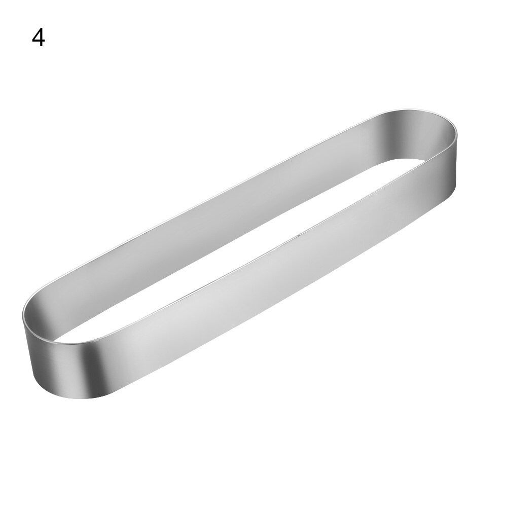 Stainless Steel Dessert Oval Tiramisu Mold Mousse Ring Cake Mold Cookie Cutter