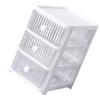 Desktop Storage Box with Drawers Multi Layers Transparent Multifunctional Stackable Desk Organizer