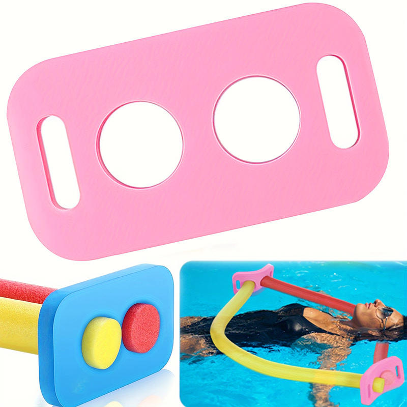 Bunte Schwimmnudelverbinder EVA Schwimmstab Schaumstoffverbinder mit 2 Kreuzbohrungen Wasserspaß Kinder Schwimmnudelzubehör