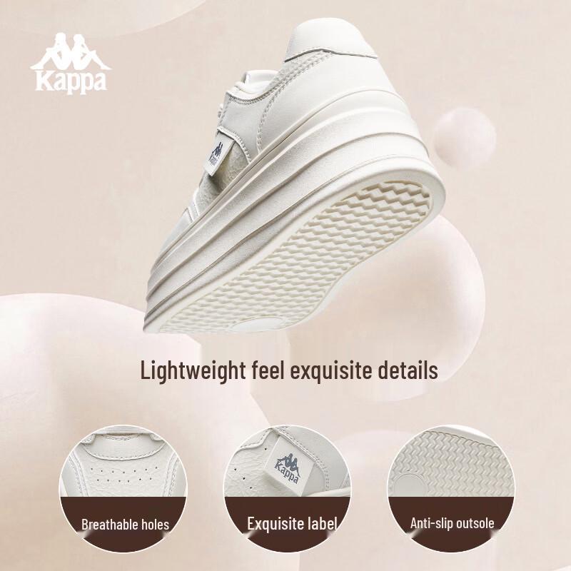 Kappa Women's Classic White Platform Sneakers
