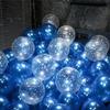 20 Pcs Pearl Blue Thick Transparent Starry Sky Latex Balloon Set for Birthdays Weddings Graduation Helium Ballons Decoration