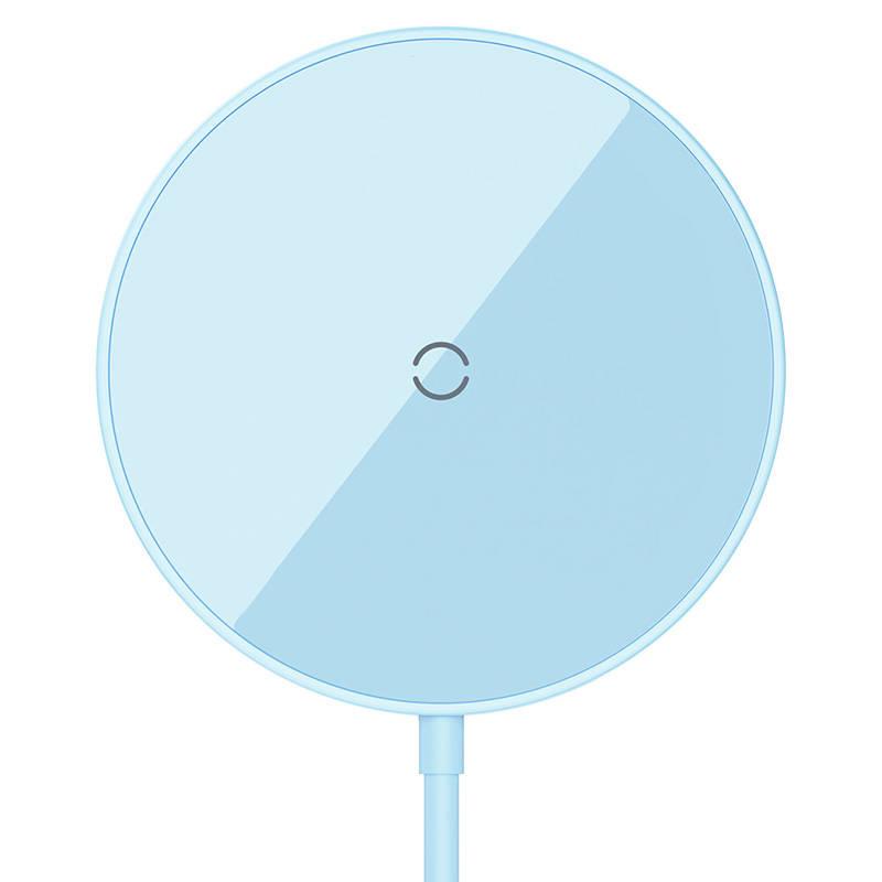 Magnetyczna Ładowarka Indukcyjna Baseus Simple Mini 3 15W (Niebieska)