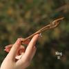 Livraison Gratuite Pince à Cheveux Haut de Gamme en Bois de Pêcher pour Femmes – Style Chinois Ancien & Moderne