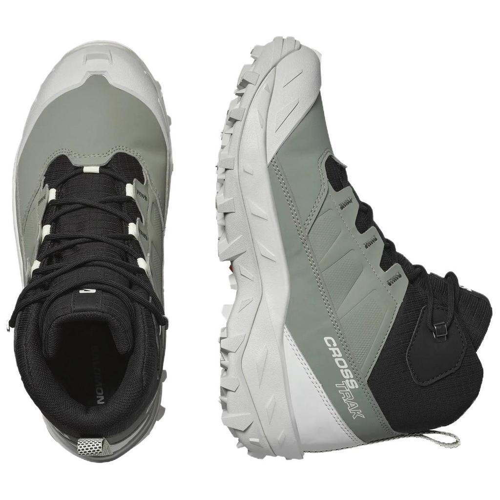 Salomon Crosstrak Comfortable Non-Slip Waterproof High-Top Hiking Shoes Women Hiking Shoes Green L47570400