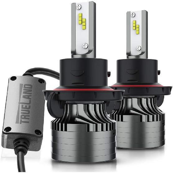 High Definition H13 Ford F150 2005-2014 F250 F350 2005- Bulbs, 16000LM 6000K White, Upgraded Canbus Decoder, High Low Beam, IP67 Waterproof, Plug And