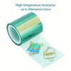 1Roll High-Temperature Resistant Semi-Transparent Seamless Tape for DIY Jewelry Making, Epoxy Resin Molds and Metal Frame Crafts