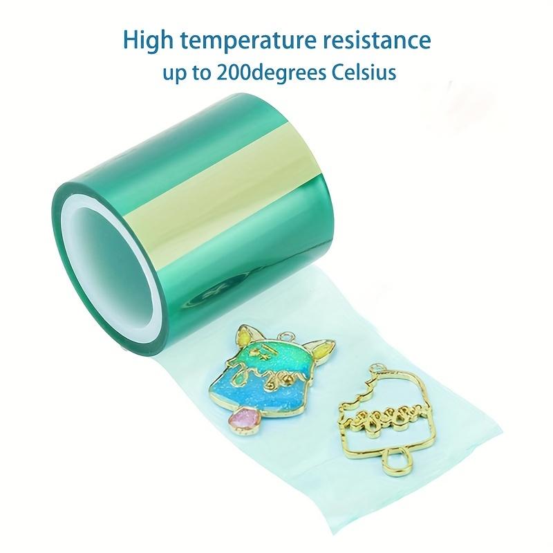 1Roll High-Temperature Resistant Semi-Transparent Seamless Tape for DIY Jewelry Making, Epoxy Resin Molds and Metal Frame Crafts