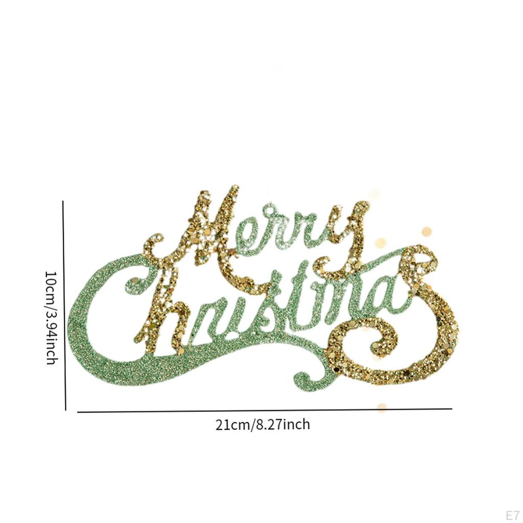 Christmas Tree Hanging Decoration Ornament Year Window Photo Prop Sequin Embellishment