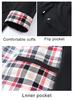 New Women's Water-Repellent Trench Coat with Plaid Lining - High-Quality Jacket