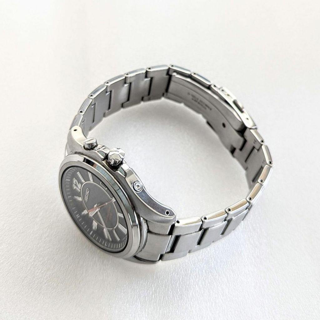 [USED] SEIKO Watch 7B24 0AB0 Working Solar Titanium