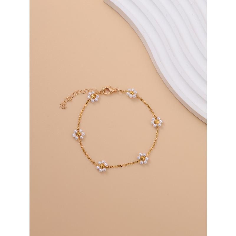 Colorful Flower Bracelet - Stylish, High-end, Luxurious and Versatile Accessory for Girls