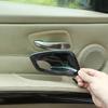 4Pcs Carbon Fiber Texture Interior Door Handle Bowl Trim Cover Fit for BMW E90 3 Series 2005 2006 2007 2008 2009 2010 2011 2012