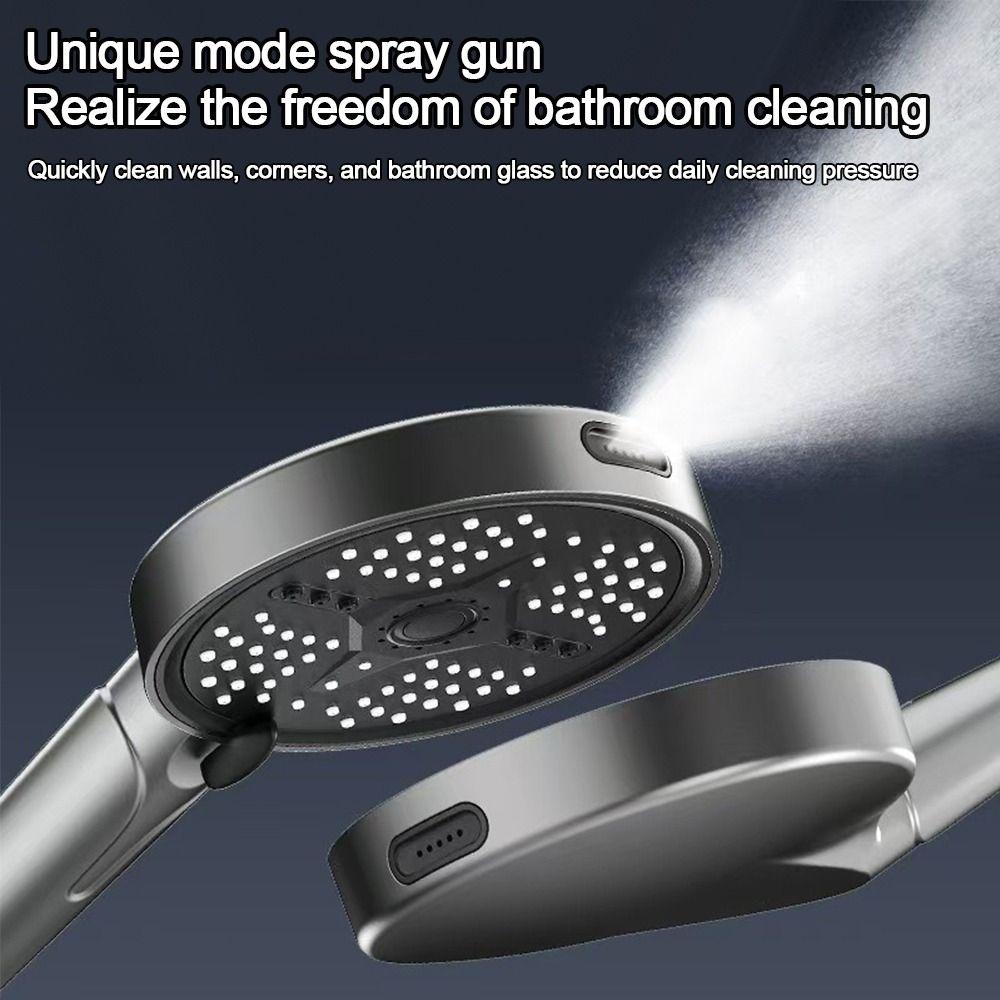 5 Modes Adjustable Water-saving Sprinkler High Pressure Shower Sprayer  Bathroom Accessories