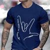 T-Shirt for Men Summer Graphic Tops Autism Accept Tshirts Short Sleeve O-neck Streetwear Autism Awareness Tees Male Clothing