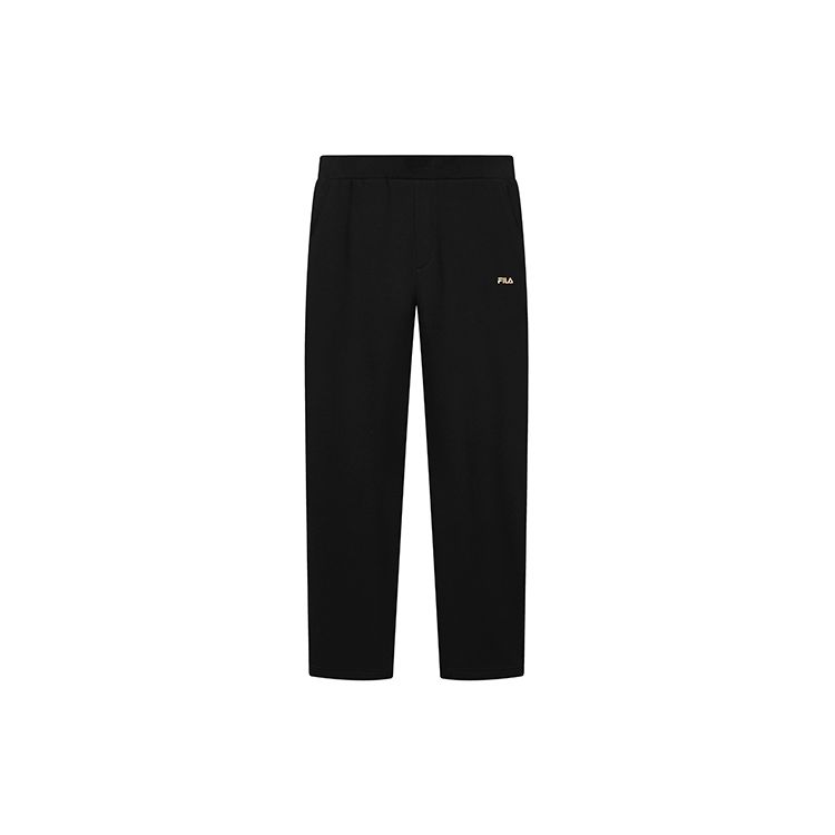 FILA Sports Leisure Knitted Breathable Long Pants Men bottoms Black F11M218604FBK M