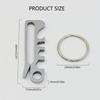 Ergonomic Outdoor Edcs Carabiner Tool Kit Wrench 200kg Bearing Alloy Construction For Backpackers And Survivalists