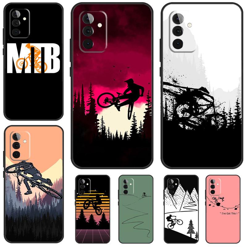 MTB Mountain Bike Cycling Bicycle Case For Samsung Galaxy A13 A23 A33 A53 A73 A14 A24 A34 A54 A72 A52 A32 A12 A51 A71 A15 A25