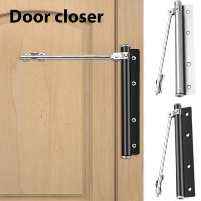 180 Grad Automatischer Türschließer Edelstahl Einstellbarer Türschließer Leise Langlebig Konvertierbare Drehtür Innen Außen