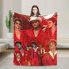 2026 Tour Bruno Mars American Blankets  Decorative Flannel Bedding Throws For Couch Chair Warm Soft Bedspread Birthday Gift