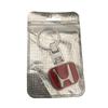 UNYDV1 Car Badge Keychain Zinc Alloy Keyring Accessories For Honda Civic FIT Accord Prelude CRV 5th City CRZ CRX Jazz HRV Pilot Odyssey