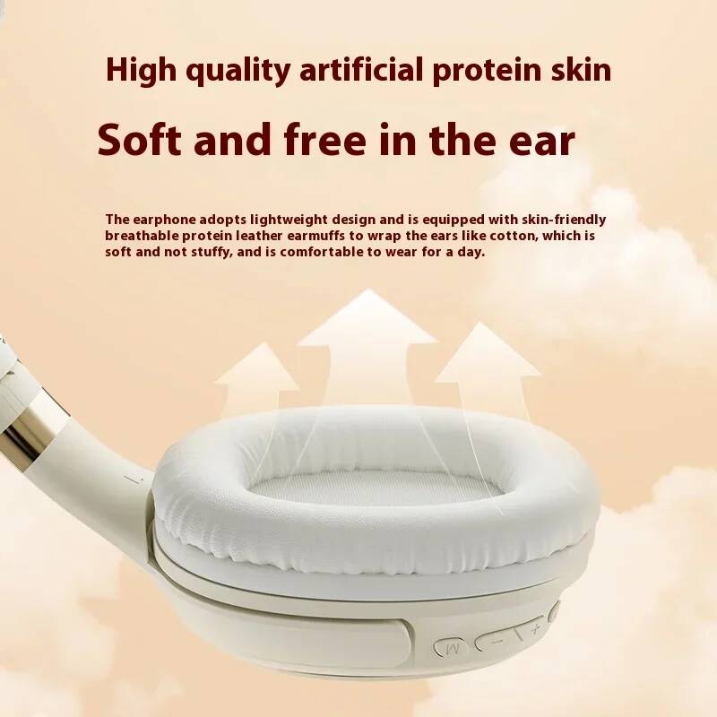 JYL TS Headworn BT5.3 Type-C 40mm Driver Noise-Cancelling Hi-Fi TF FM
