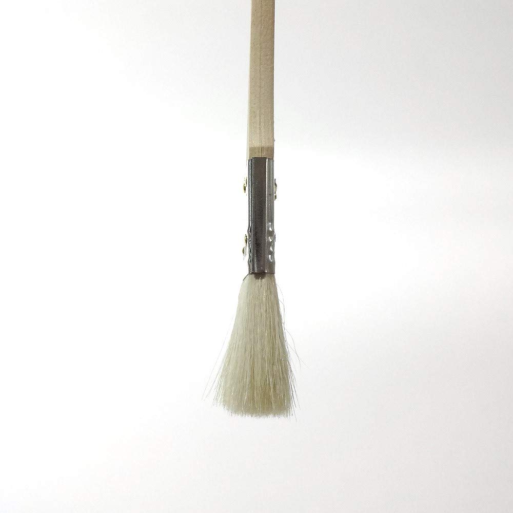 Hakeichi Special Price Paint Wooden White Goat 10 Pieces Brushes, Handle, Gold-Wrapped Rack, Hair, 30mm,