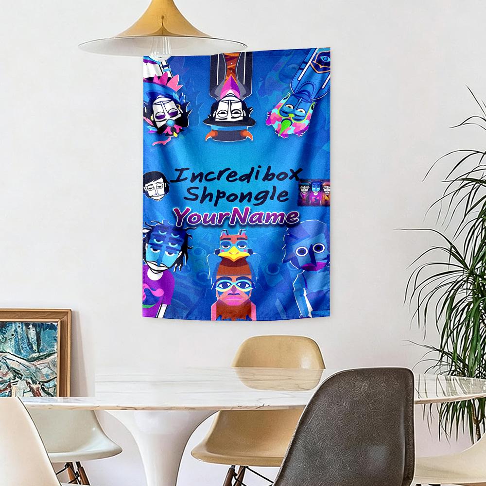 Incredibox Custom Your Name Wall Decor Tapestry Art For Pet Memorial Birthdaywedding Party Backdrop Family Gift