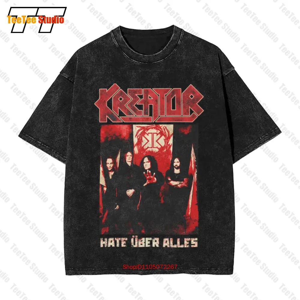 Kreator Hate About Everything Band Photo Vintage Oversized TShirt XD