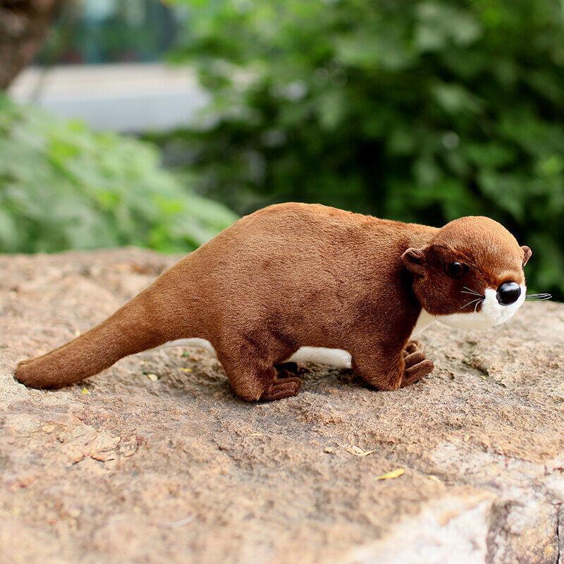 Simulated Otter Plush Toy Animal Children'S Doll Ornament Gift Safari Gift Marmot Water