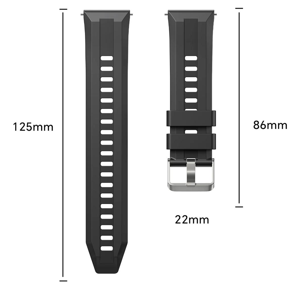 22mm Silicone Band for Huawei Watch GT6 46mm Elastic Sports Strap for Huawei Band GT6 46mm Bracelet Replacement Accessories 2025