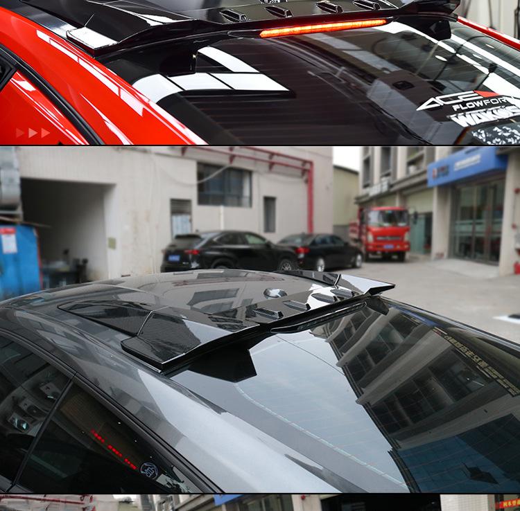 Punch-Free Rear Wing Spoiler for 15-23 Mustang Roof - Modified Car Body Kit