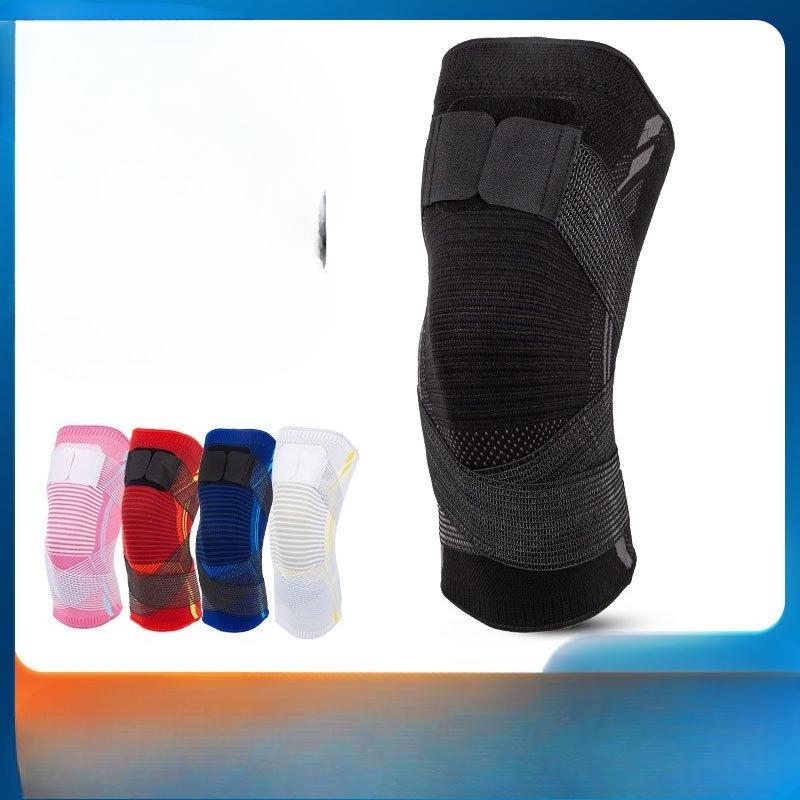 Nylon Strap Sports Knee Pads Pressurized Anti Slip New Basketball Running Warm and Breathable Protective Gear Fitness