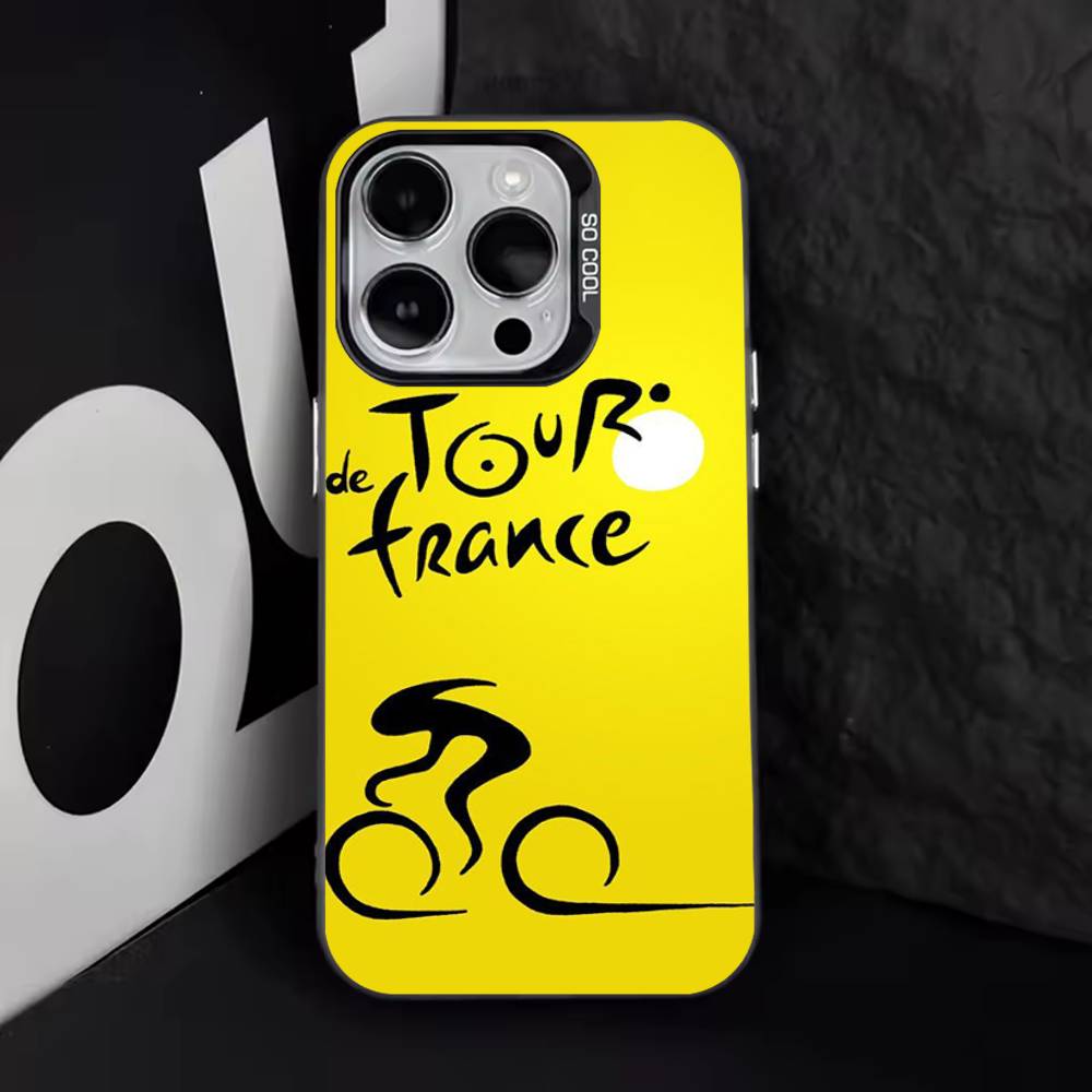 

T-Tour De France B-Bicycle Phone Case For iPhone 17,16,15,14,13,12,11,Pro,XS,Max,Plus,Mini,SE4,E IMD Matte Black iPhone14PRO