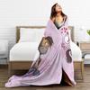 D-Diddles Plush Blankets Diddl Catoon Funny Throw Blankets for Home Hotel Sofa  150*125cm Bedspreads