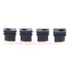 10Pcs Dc Power Socket Dc-015 Jack With Screw Hole 5.5-2.1 Mm / 5.5-2.5Mm Square Panel Mounting 5.5X2.1Mm / 5.5X2.5Mm