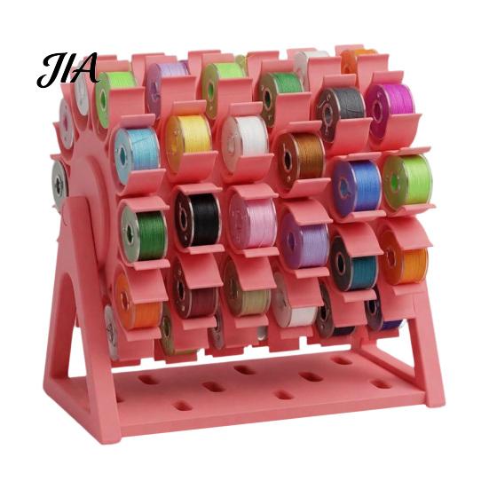 Tabletop Spool Holder 60-Spool Sewing Thread Organizer Rack, 360 Degree Swivel Space Saving Studio Organization Stand, Storage for Embroidery
