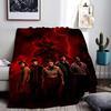 Stranger 5 Throw Blanket Soft Cozy Flannel Wrap Blanket Machine Washable Sofa Throw Blanket for Adults Kids Fans Bed Couch