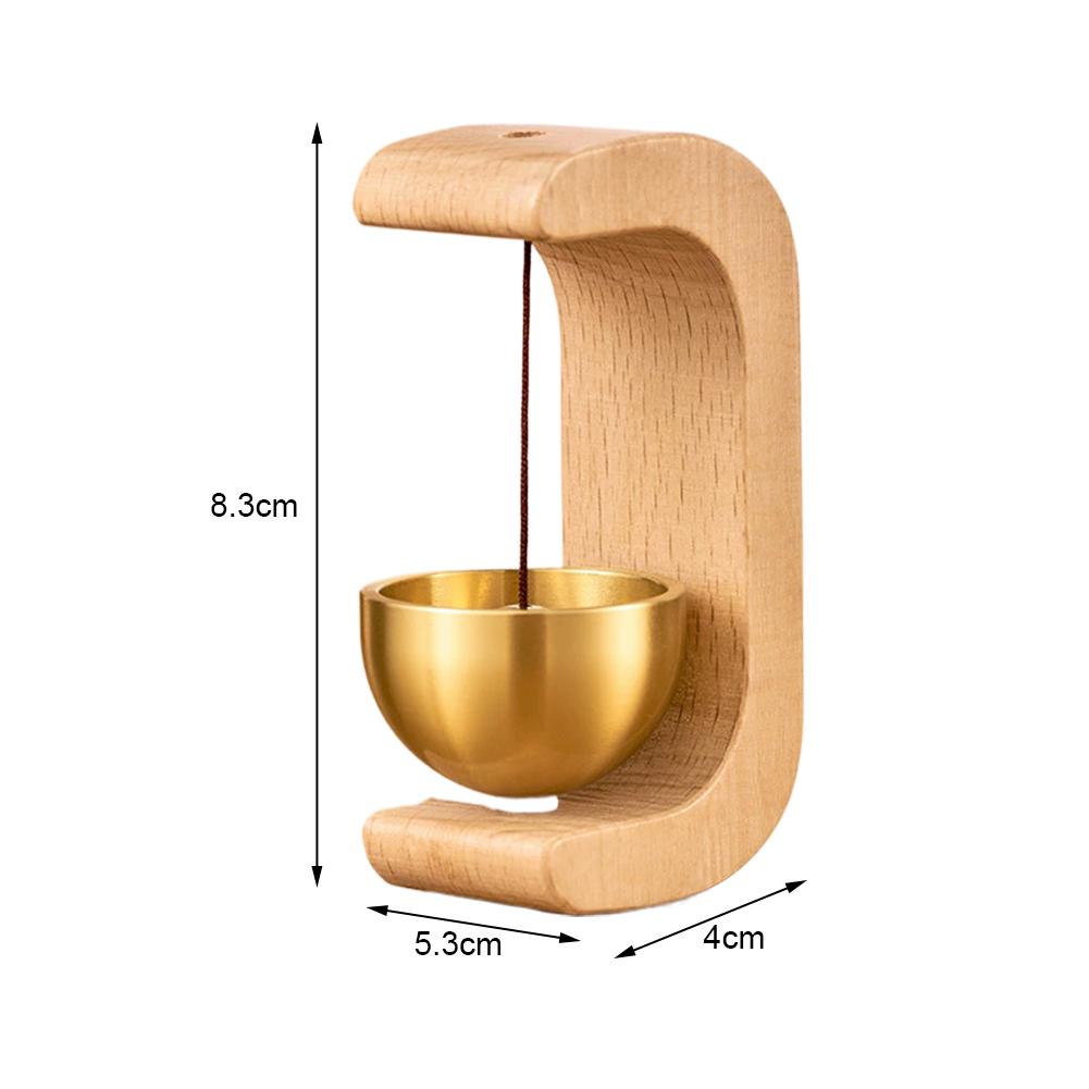 Door Bell Wooden Wind Chimes Wireless Doorbell Entrance Door Bell Decorative Wind Bell for Home Opening Home Decoration