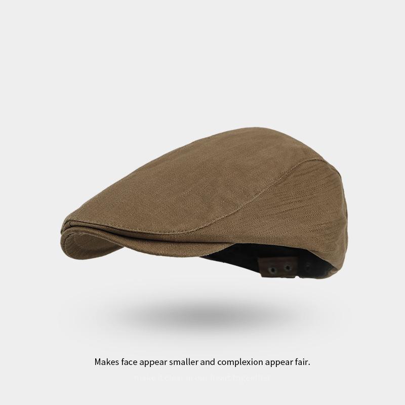 Beret British Plaid Peaked Cap Newsboy Cap Colorful Style Women Men's Forward Hat Winter Woman Vintage Linen Beret