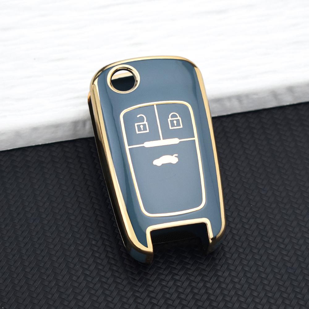 Car Key Case For  Chevrolet Cruze Aveo Trax Sail Malibu Captiva Opel Vauxhall Astra J Corsa Mokka Insignia Tpu Flip Key Cover