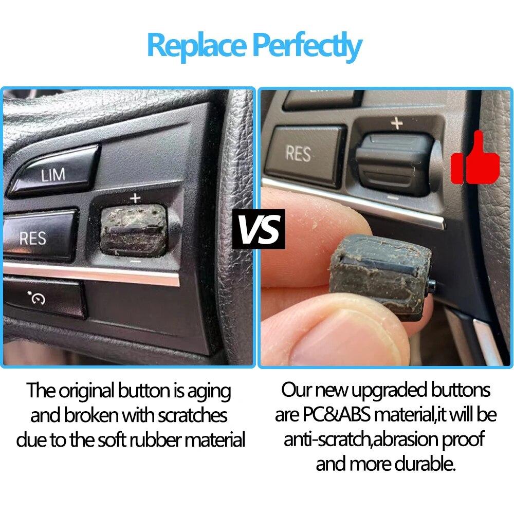 Car Left Right Steering Wheel Control Knob Buttons For BMW 1 2 X1 X2 X3 X4 X5 X6 Series F45 F15 F16 F25 F26 F39 61319273656