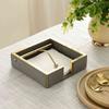 Opus Leather Napkin Cradle | 20 X 20 X 5 Cm